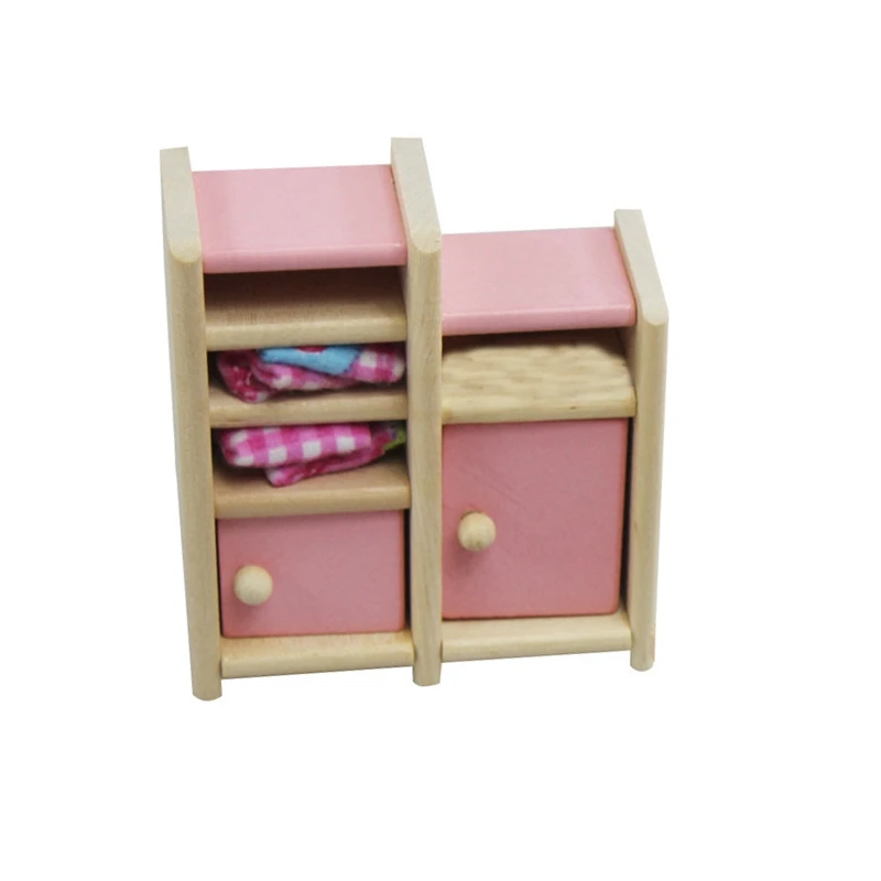 

Funny Kids Pretend Play Role Wooden Toy Dollhouse Room Dining Room Simulation Miniature Furniture Doll House Accessories