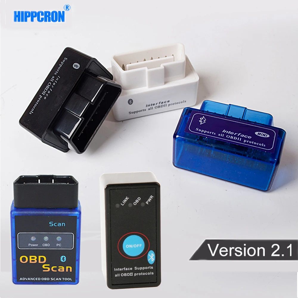 Bluetooth MINI V2.1 V1.5 OBD2 (без диска)/OBDII от Hippcron для сканера автомобильного Кода Android |