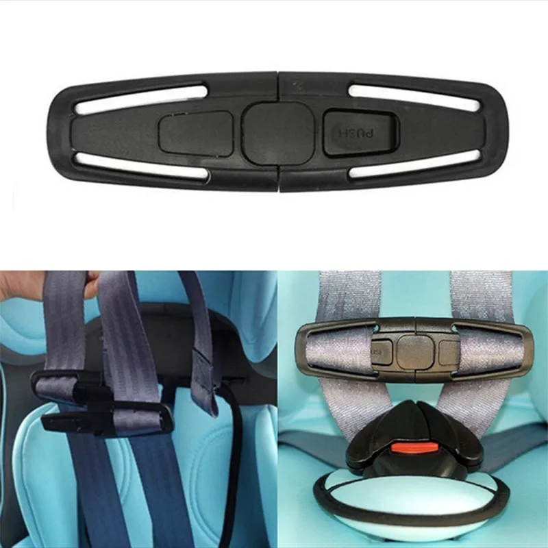 

Children baby safety car seat strap belt harness chest clip safe lock buckle Child Toddler Chest Harness Clip 1pcs