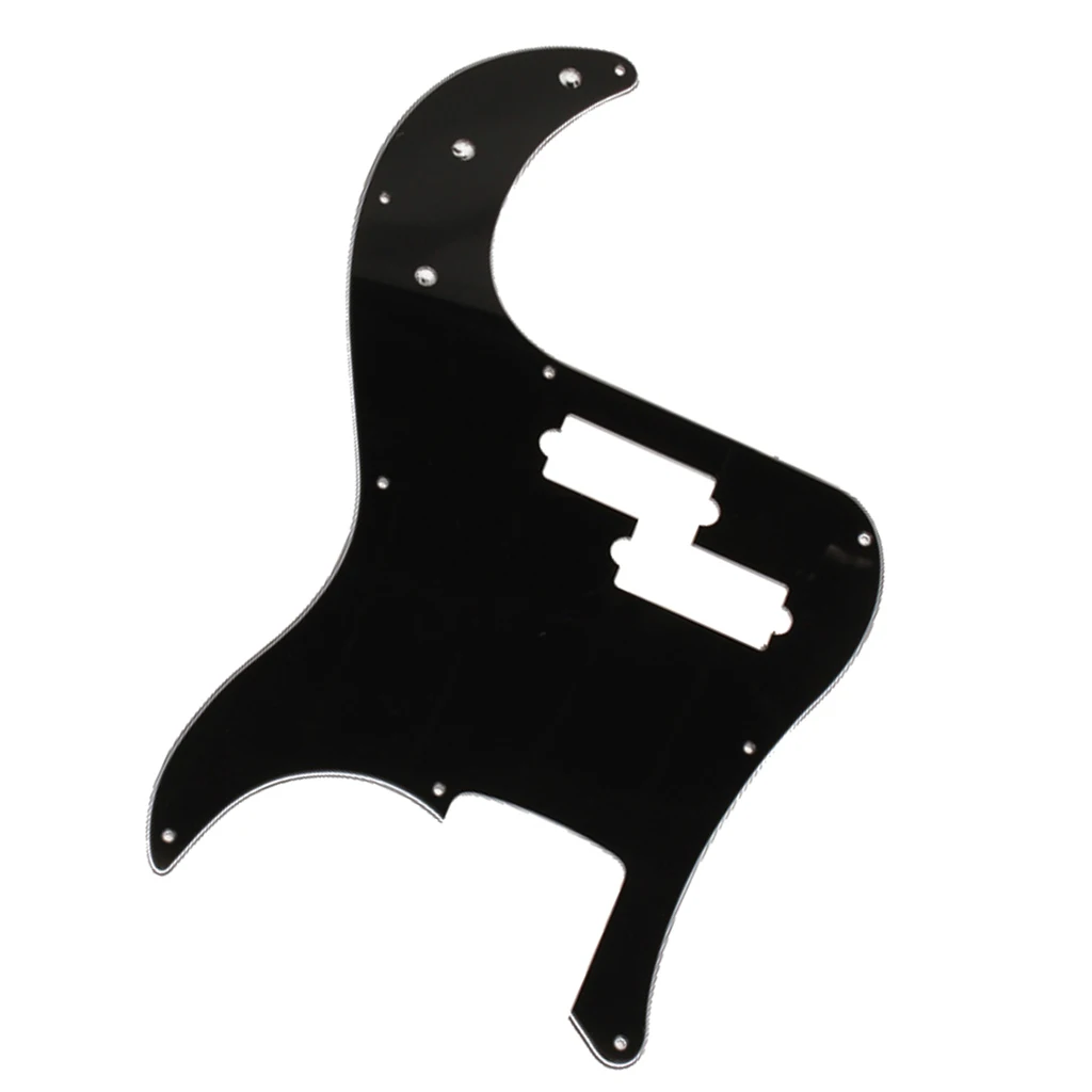 Черные 3 слойные царапины Pickguard для прецизионной бас гитары PB|Детали и аксессуары