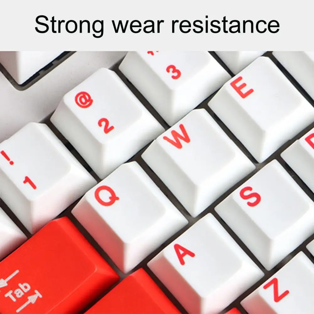 

104Pcs PBT Key Caps Dual Colors key cap Universal OEM Keycaps Replacement for Mechanical Keyboards keycaps