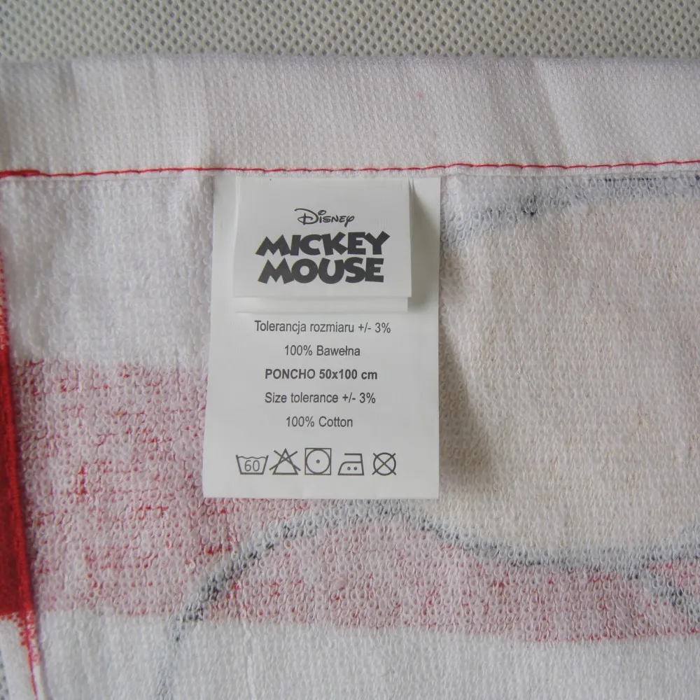 Мягкое банное полотенце с капюшоном и Микки Минни Маус для детей хлопковые