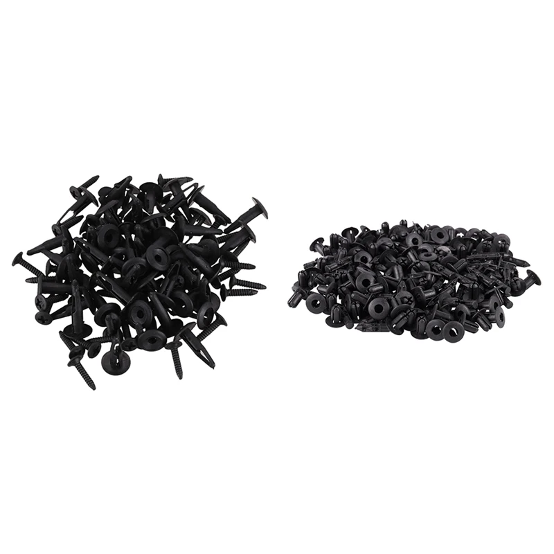 50 шт. пластиковые заклепки для крепления автомобильной панели 4 мм отверстия 100