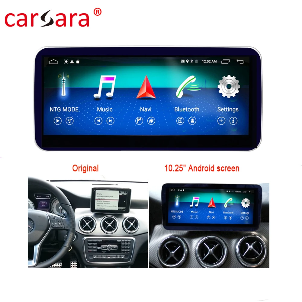 GLA CLA стерео Android экран W176 W117 X156 A250 A180 для Mercedes-Benz A G класс 13-18 DVD