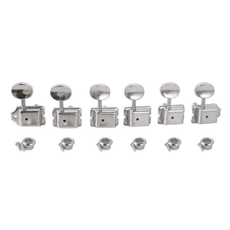 6R Vintage Style Electric Guitar String Tuning Pegs Tuners Machine Heads for Stratocaster Strat Telecaster | Спорт и развлечения