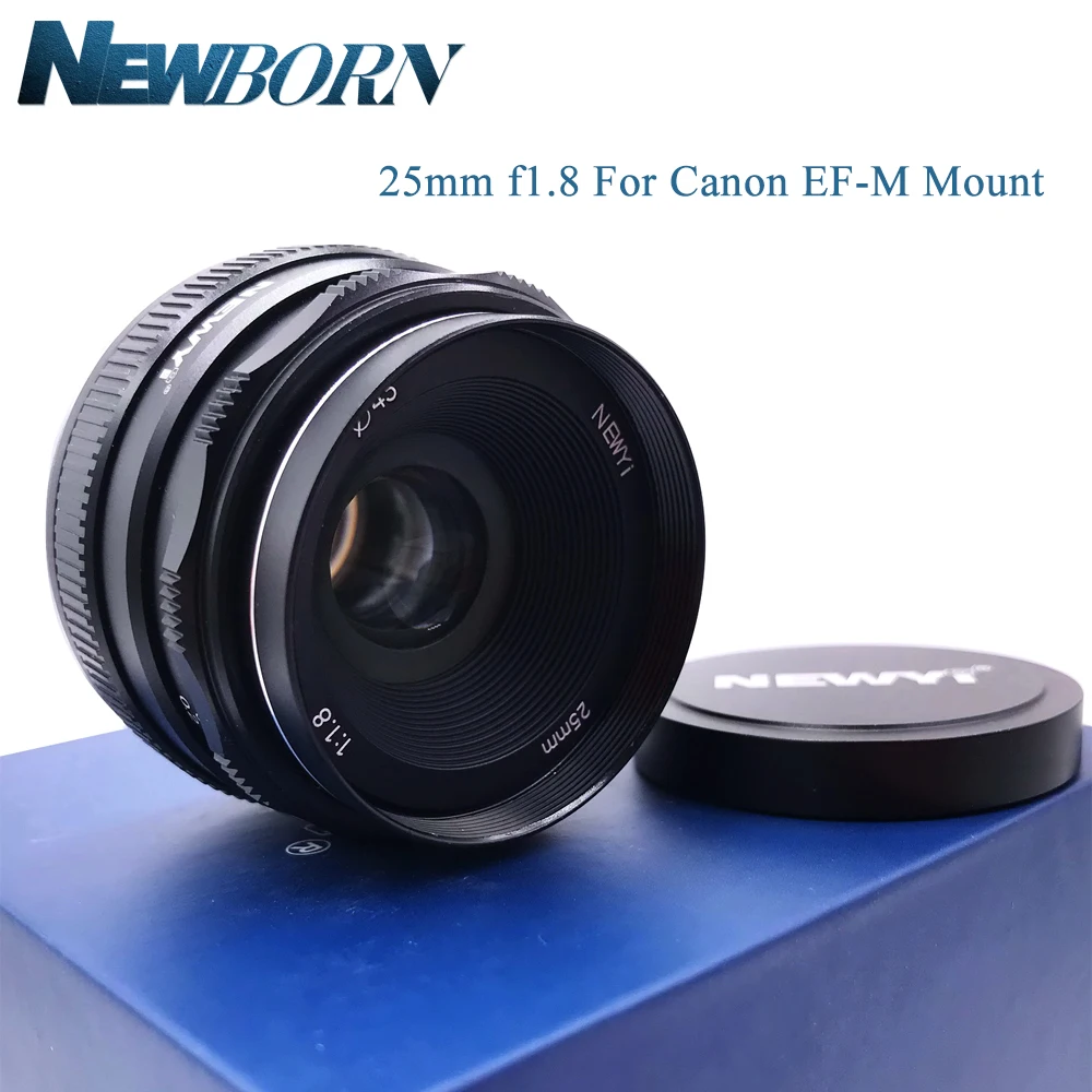 25 мм F1.8 ручной широкоугольный объектив для беззеркальной камеры Canon EOS M M2 M3 M5 M6 M10