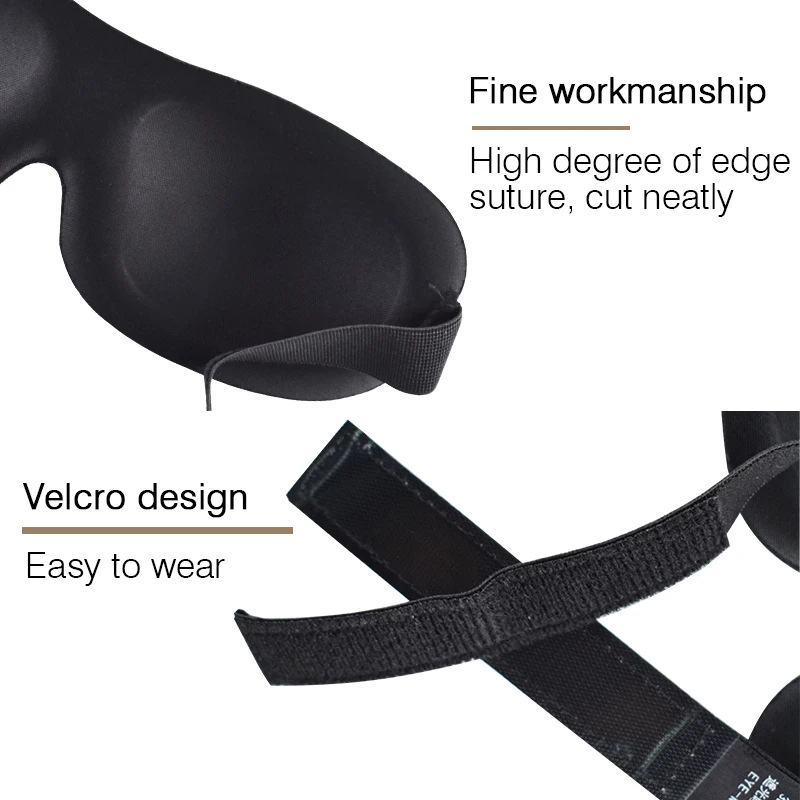 Мягкие очки для сна 3d-маска глаз путешествий повязка на глаза отдыха мягкий