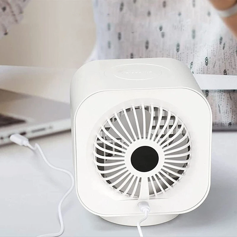 

Portable Air Conditioner, Personal Air Cooler, Rechargeable Mini Desktop Mobile Cooling Fan for Home,Room