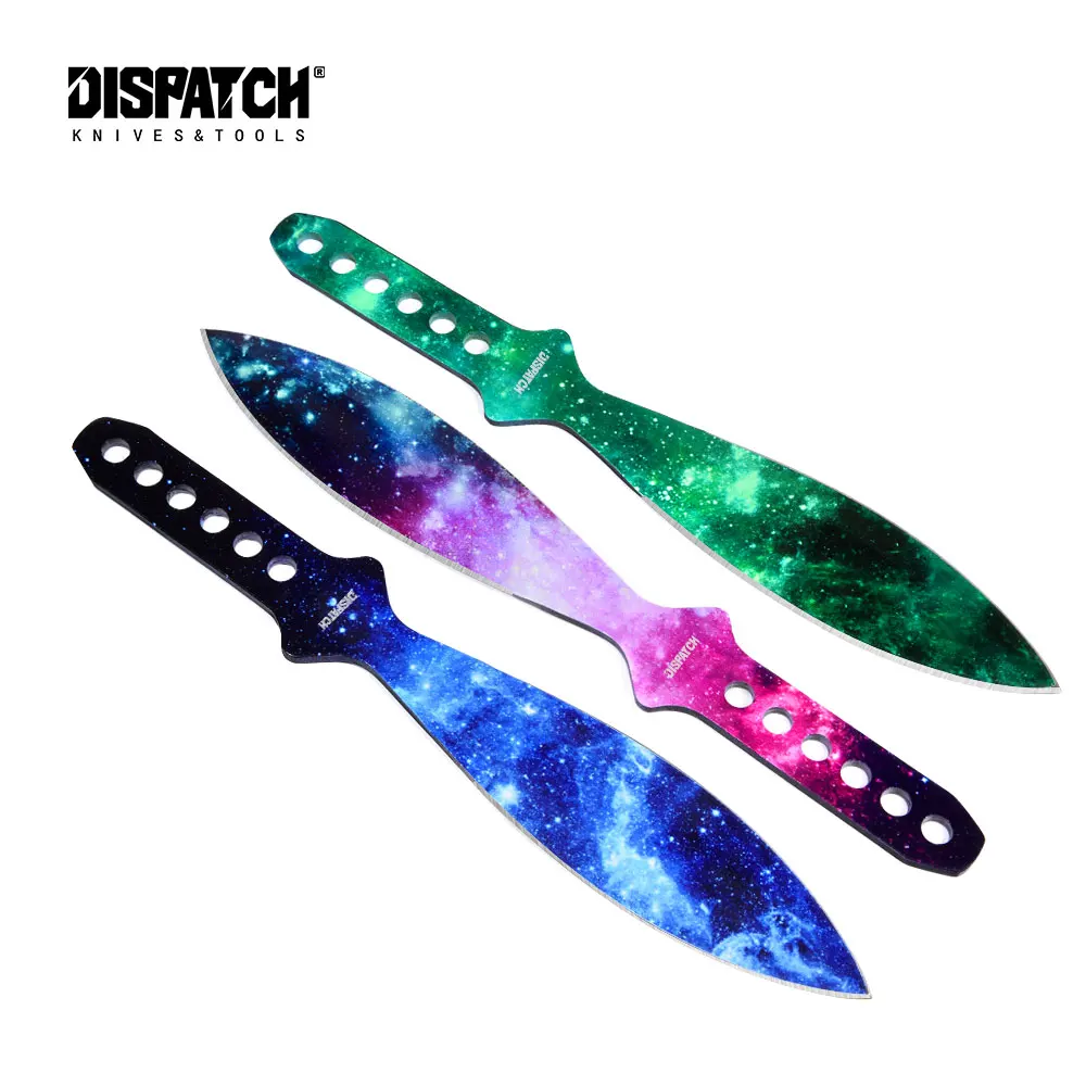 

Отправка 3 шт. охотничий нож с фиксированным лезвием цветной нож с футляром для выживания на природе кемпинга EDC защитный инструмент