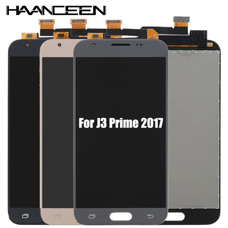 ЖК дисплей pantalla для Samsung Galaxy J3 Prime 2017 J327 J327A J327P J327T1 J327V J327T сенсорный экран