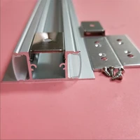 free shipping anodized surface channel shape aluminum track aluminum profile for led strip 2mpcs