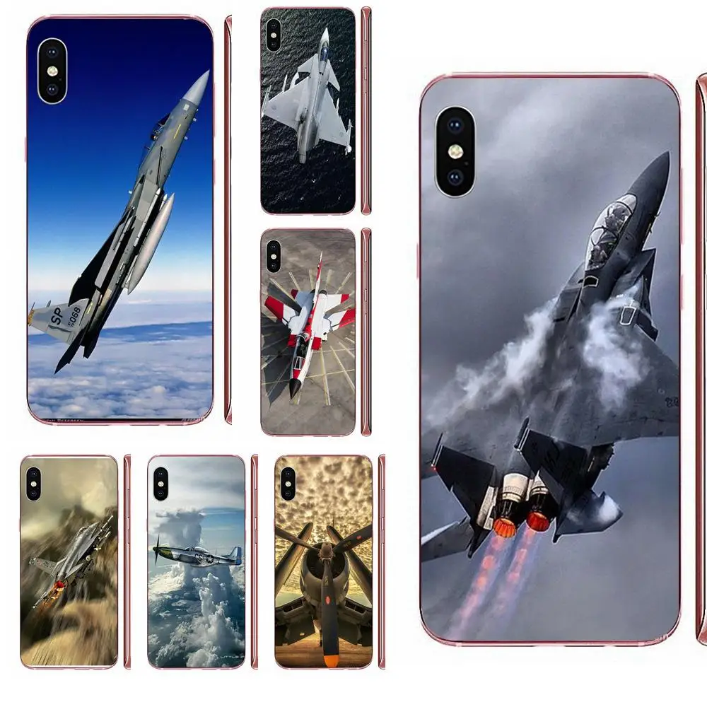 Боевой самолет Falcon Fighter военный для Xiaomi Mi3 Mi4 Mi4C Mi4i Mi5 Mi 5S 5X 6 6X 8 SE Pro Lite A1 Max Mix 2 Note 3