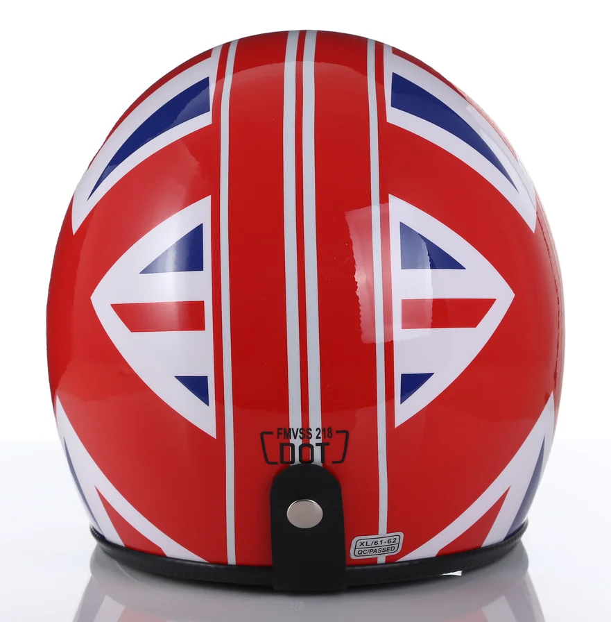 Мотоциклетный шлем унисекс винтажный в стиле ретро для кафе и гонщика 2021 |