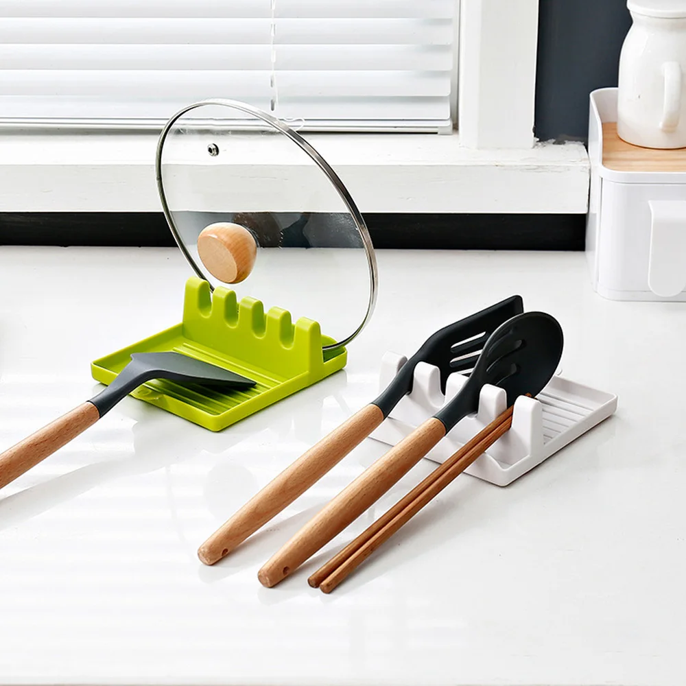 Крышка кастрюли из нержавеющей стали стойка с держателем ложек органайзер для