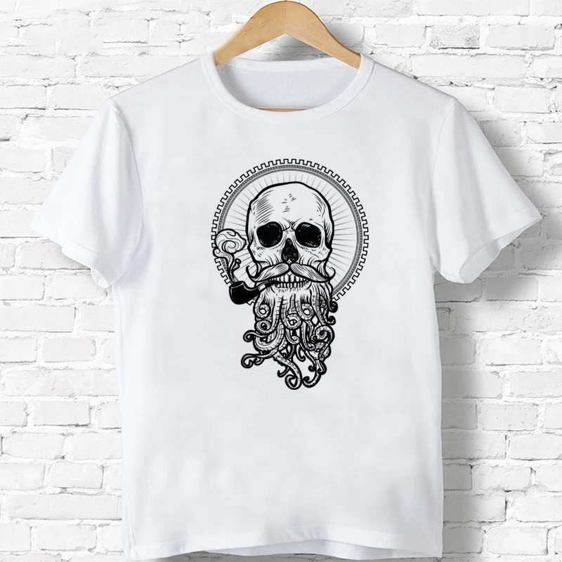 

«Череп» для маленьких мальчиков, футболки для девочек, с надписью, топы на каждый день От 3 до 9 лет летняя футболка для девочек и мальчиков/ру...