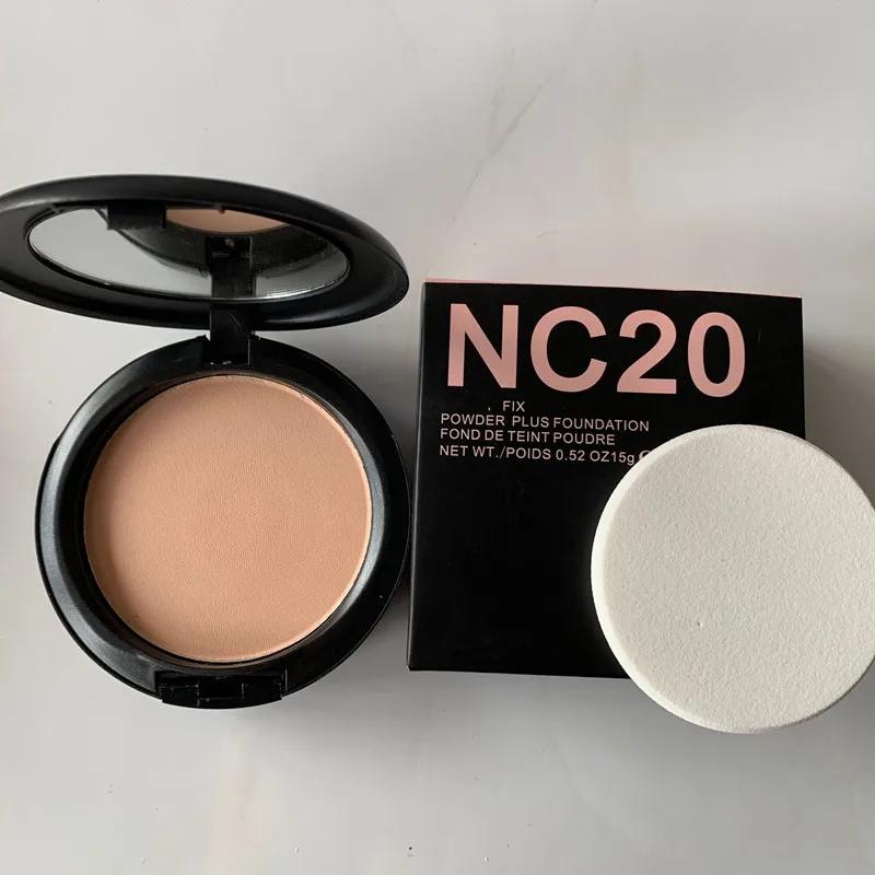 2 шт./лот бренд 12 цветов Пудра плюс Основа для макияжа порошок 15 г совершенно новый