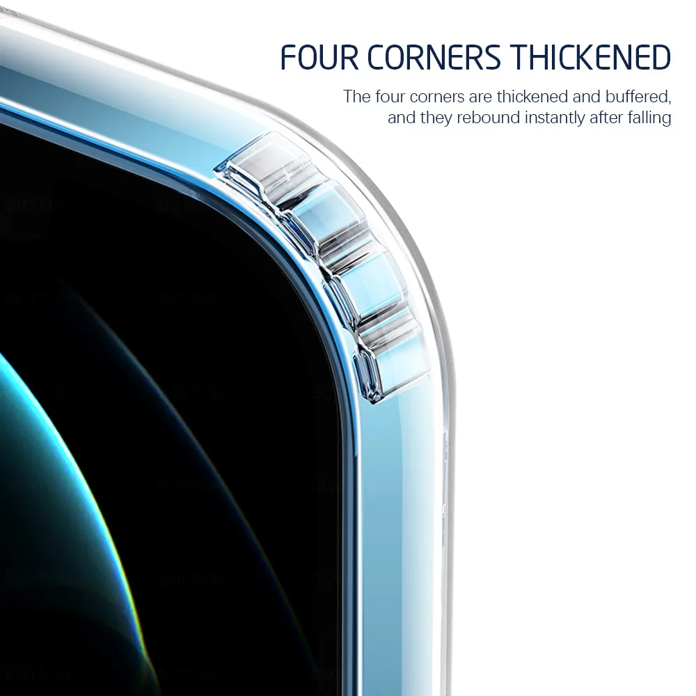 Прозрачный Магнитный противоударный силиконовый защитный чехол подходит для