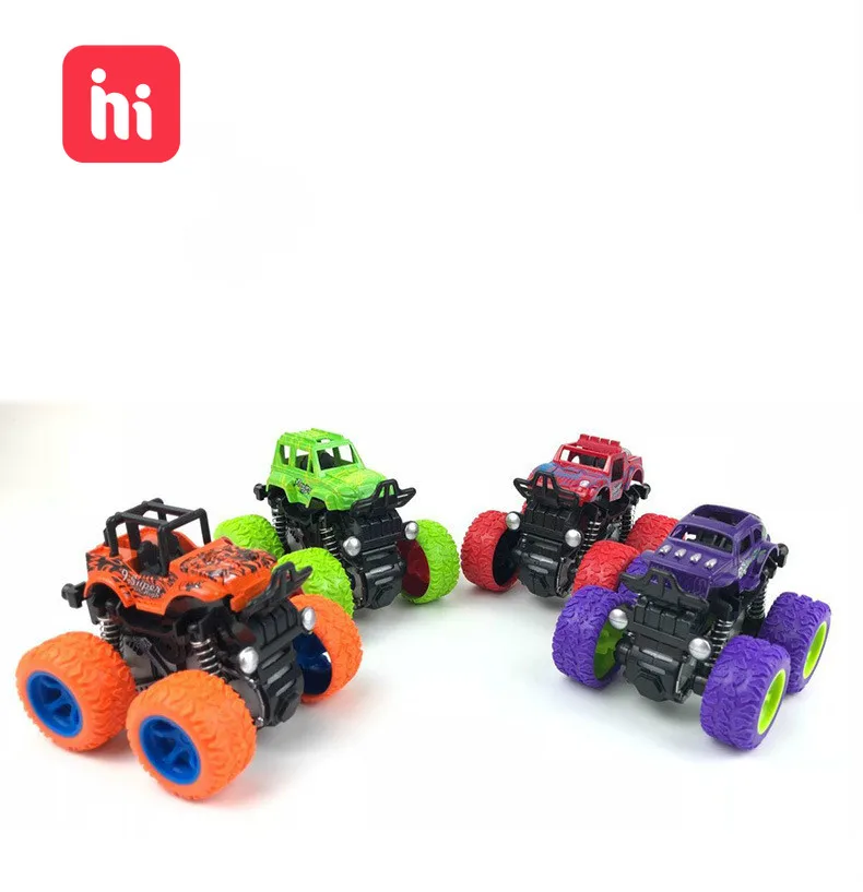 Детские игрушки четырехколесный привод инерция перекрещенная тележка с