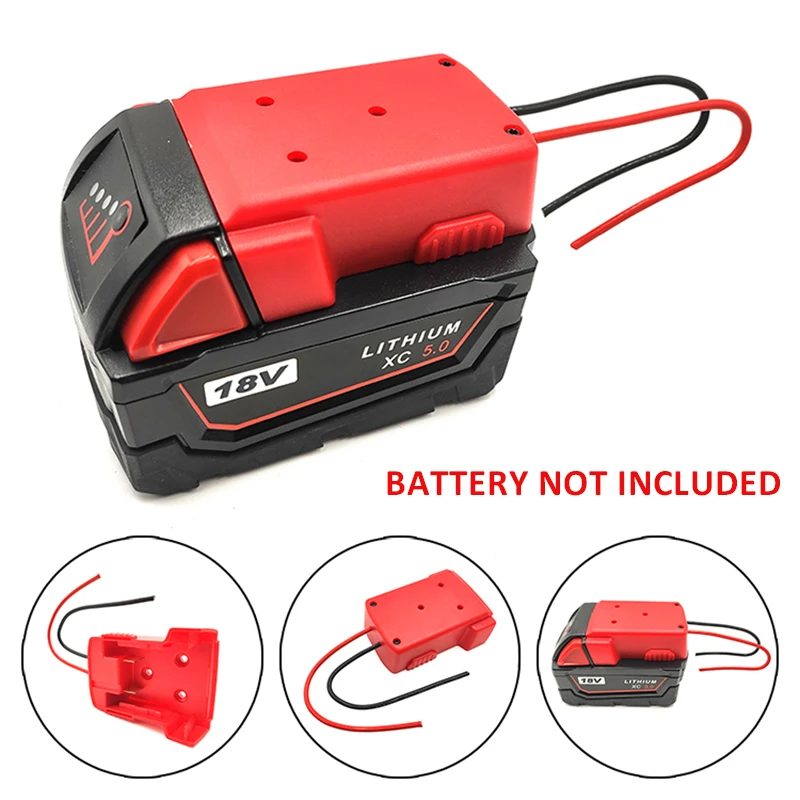 1 шт. адаптер для аккумулятора 12AWG держатель Milwaukee M18 XC 18 в док станции Power 2| |