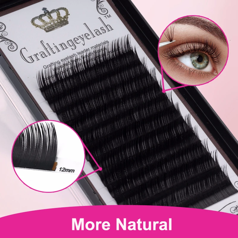 DORADOSUN 12 рядные белковые шелковые искусственные норковые Индивидуальные ресницы