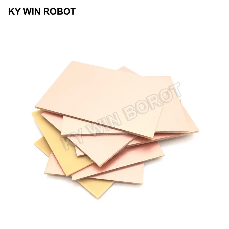 5 pcs PF PCB 5*10cm Single Side Copper Clad plate DIY PCB Kit Laminate Circuit Board 5x10cm 50x100x1.5mm