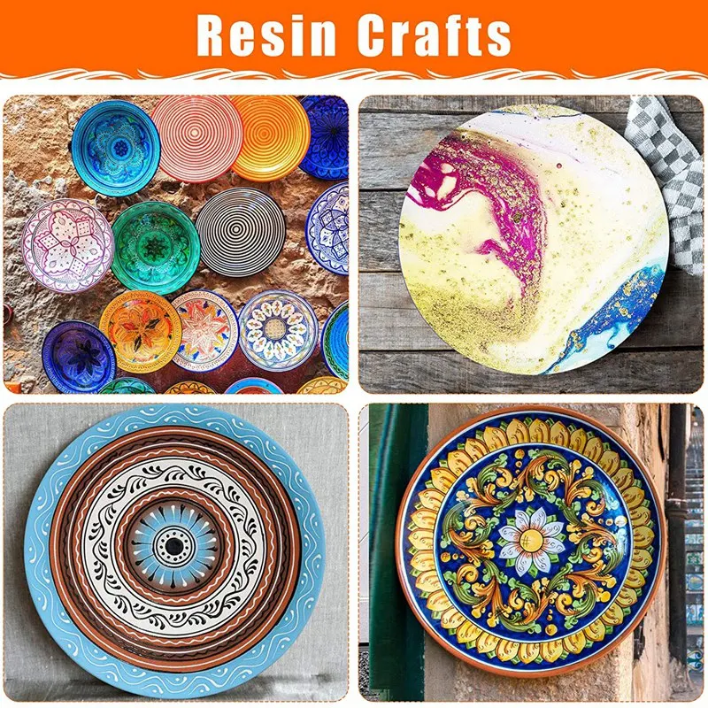 Круглые деревянные диски для рукоделия 5 упаковок 14 дюймов круги необработанная