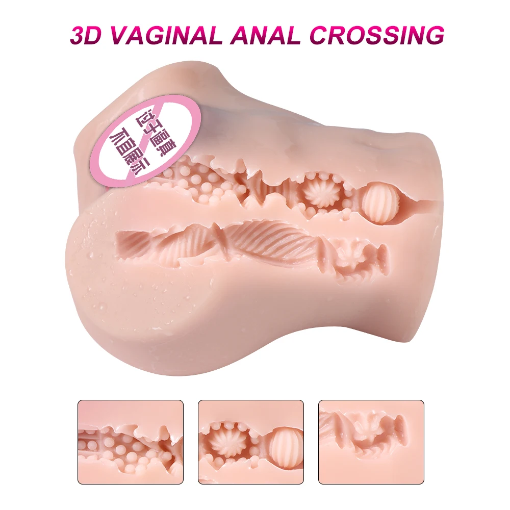 Силиконовая вагина большая задница Стимуляция клитора Реалистичная для мужчин