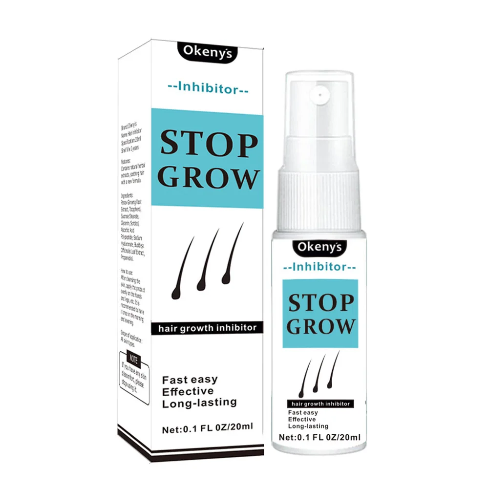 

20ml Effective Face Legs Repair Essence Moisturizing Hair Removal Spray Skin Care Permanent Inhibitor Whole Body Stop Growth