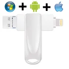 USB-флеш-накопитель lightningAndroid 3 в 1 для iphone1211X98765S, 64128 ГБ, 1632 ГБ, металлический поликарбонат