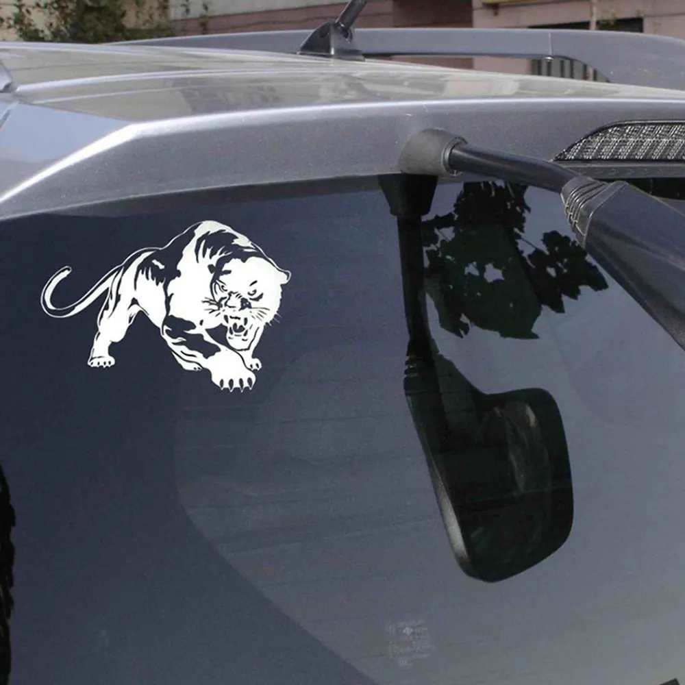 1 шт. 20*13 см Гепард Леопард Смешные автомобильные наклейки автомобильное окно