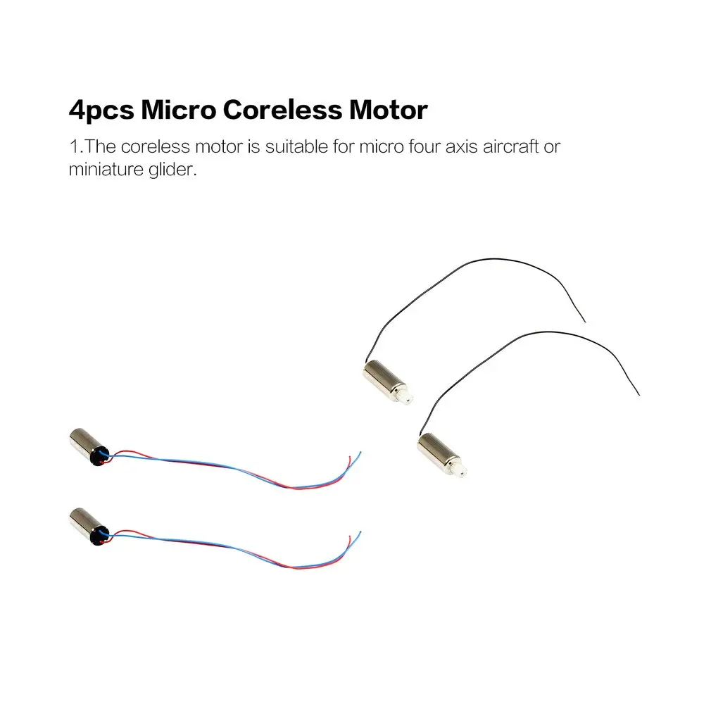 4PCS/LOT Micro Coreless motor 716 for DIY Helicopter 3.7VDC 45000RPM 7*16 MM 7mm x 16mm