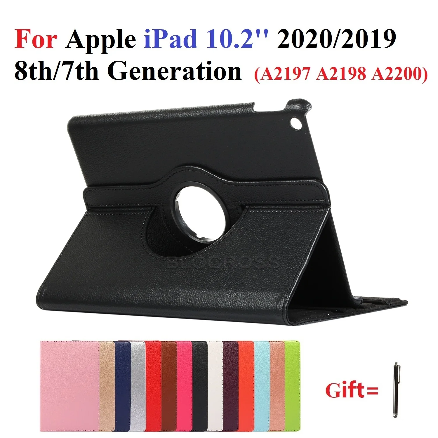 Для нового iPad 8-го/7-го поколения 360 Защита многоугольный подставка для просмотра 10