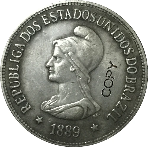 

1889 Бразилия 1000 Φ