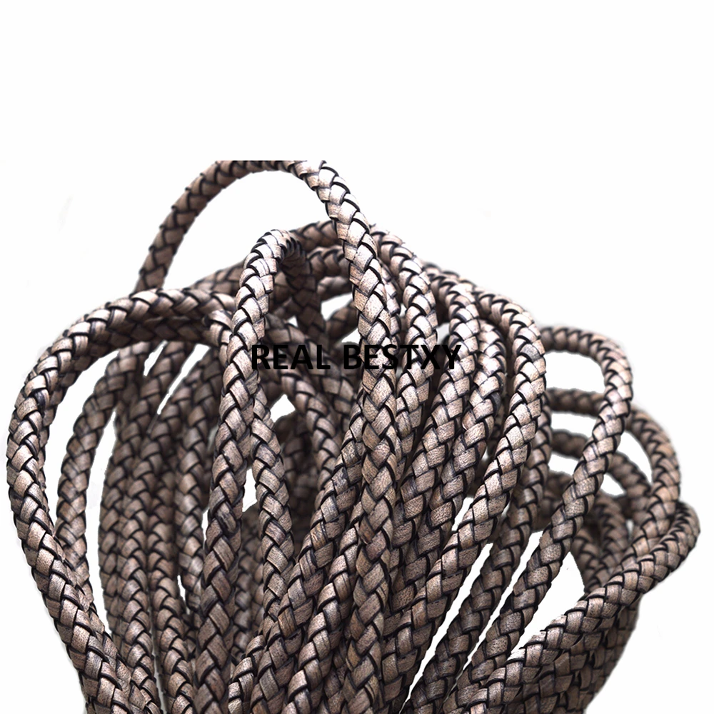 2 м/лот прибл. 6 мм высококачественные шнуры из натуральной воловьей кожи первого