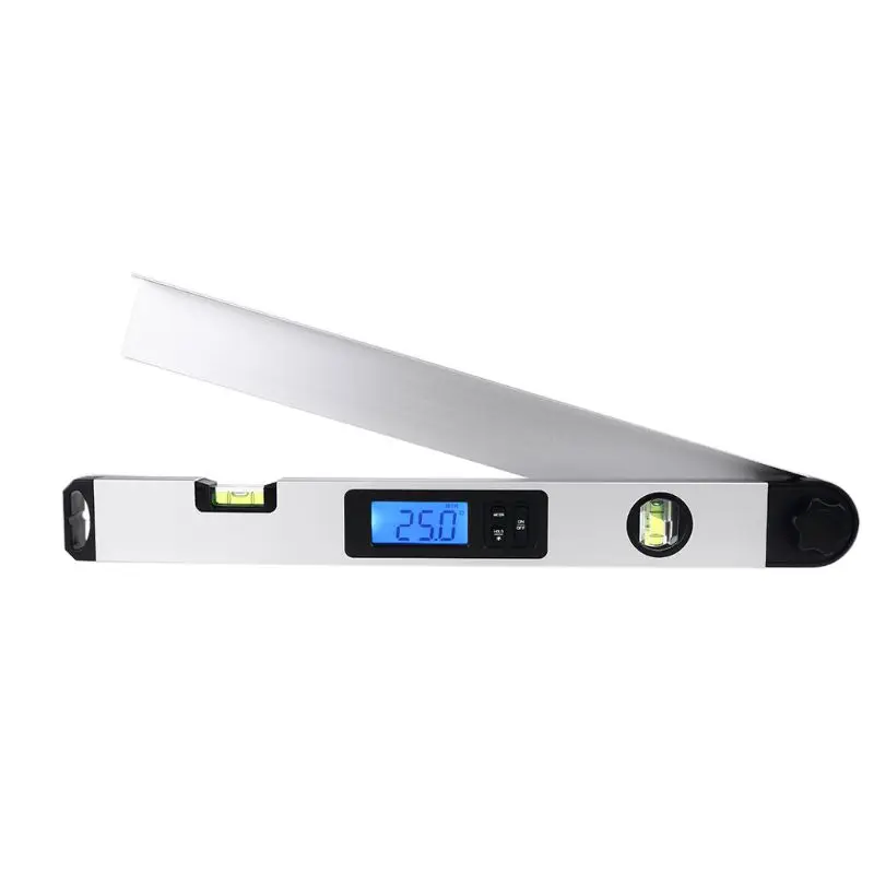 

400MM Aluminum Electronic Protractor Angle Finder Level Measuring Gauge Meter Digital inclinometer Ruler 0-230 degree