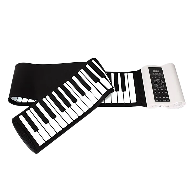 Профессиональный 88 ключ Midi электронная клавиатура рулонное пианино силиконовый