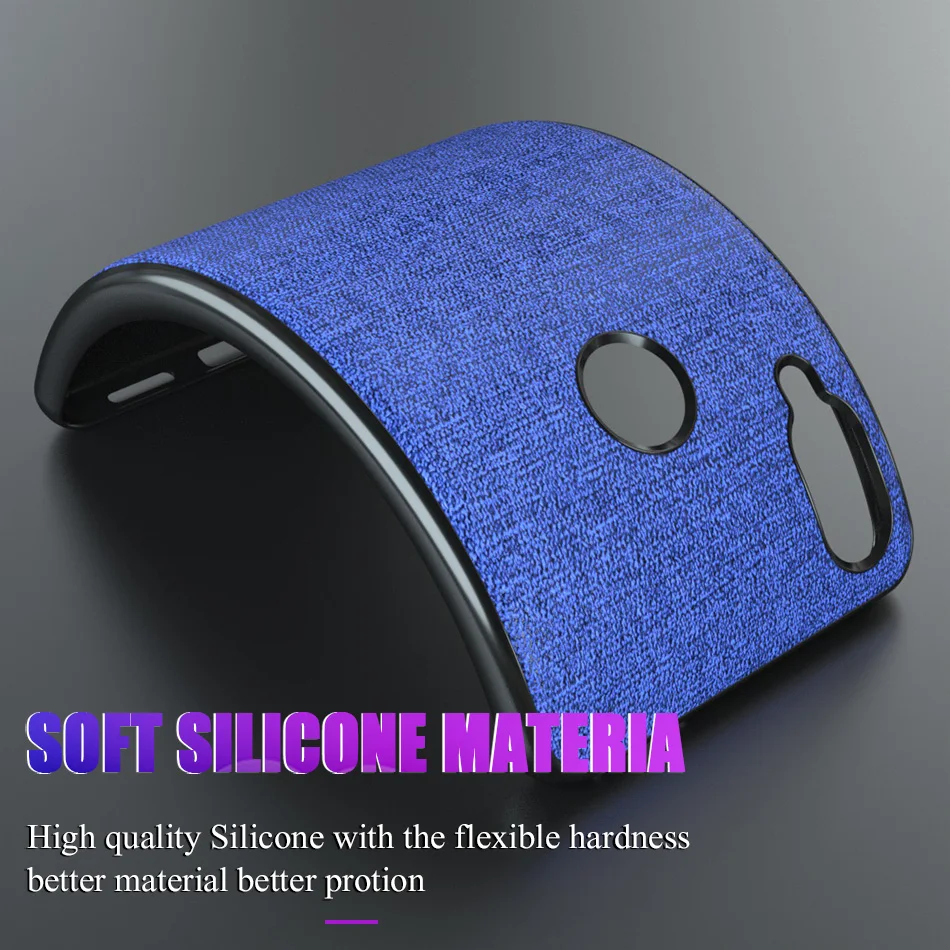 Cloth Frabic Phone Case For Xiaomi Redmi Note 7 6 8 Pro 5 4X 4 4A 6A 7A 6X 5A S2 Y2 A2 Lite Plus Soft Silicone Cover Coque