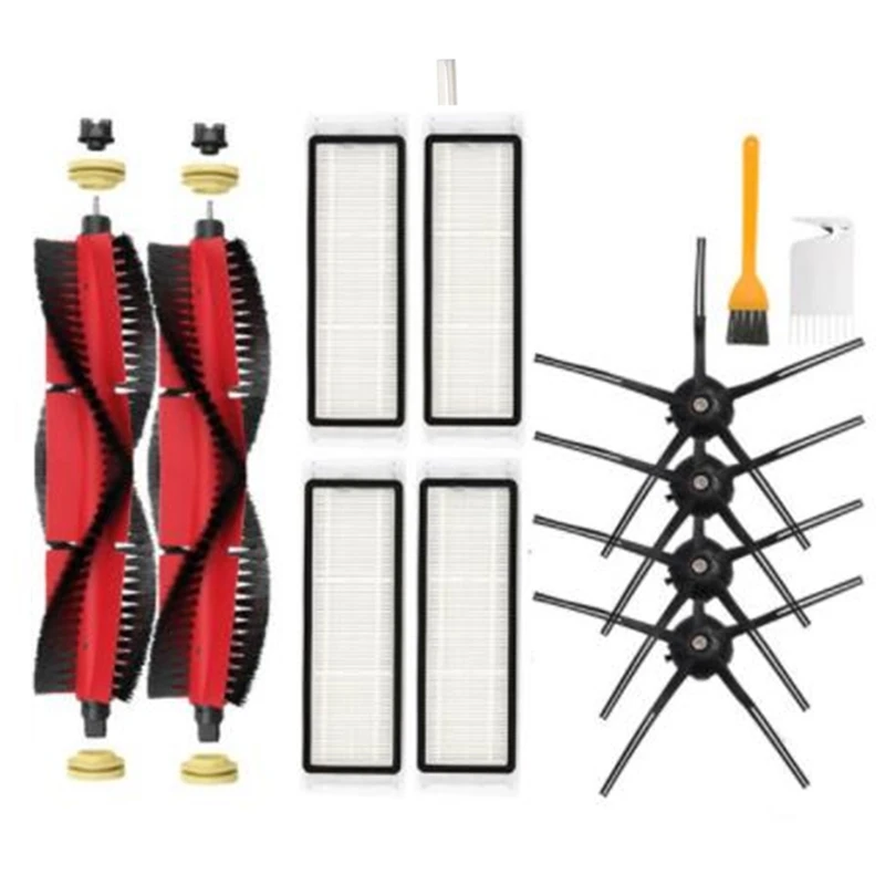 

Запчасти для пылесоса Xiaomi Roborock S6 S6 Pure S6 MaxV, основная и боковая щетки, HEPA фильтр, замена