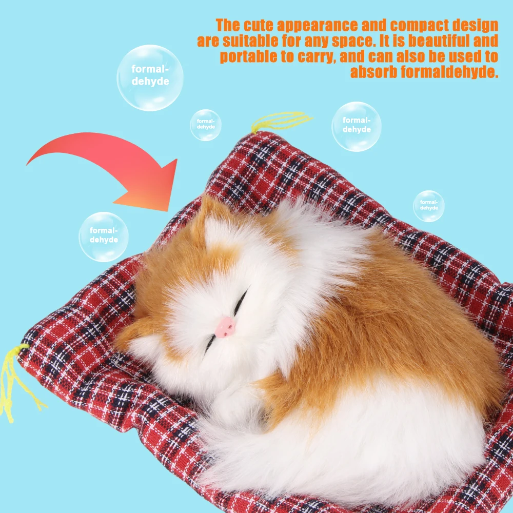 Милая имитация спящих кошек украшение приборной панели Автомобильные украшения