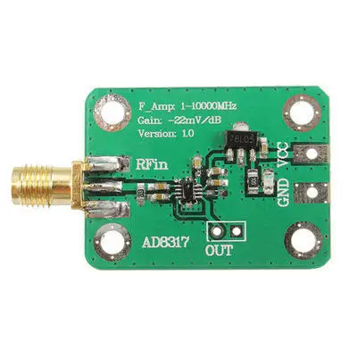 RF микроволновый логарифмический детектор измеритель мощности AD8317 электронный шаблон от AliExpress RU&CIS NEW