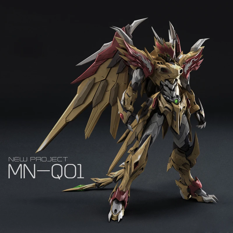 Verkaufen MN-Q01 MetalMyth Eisen Waisen Gundam Barbados Dragon Warrior Legierung Fertig Gundam Action-figur Kinder Spielzeug Geschenk