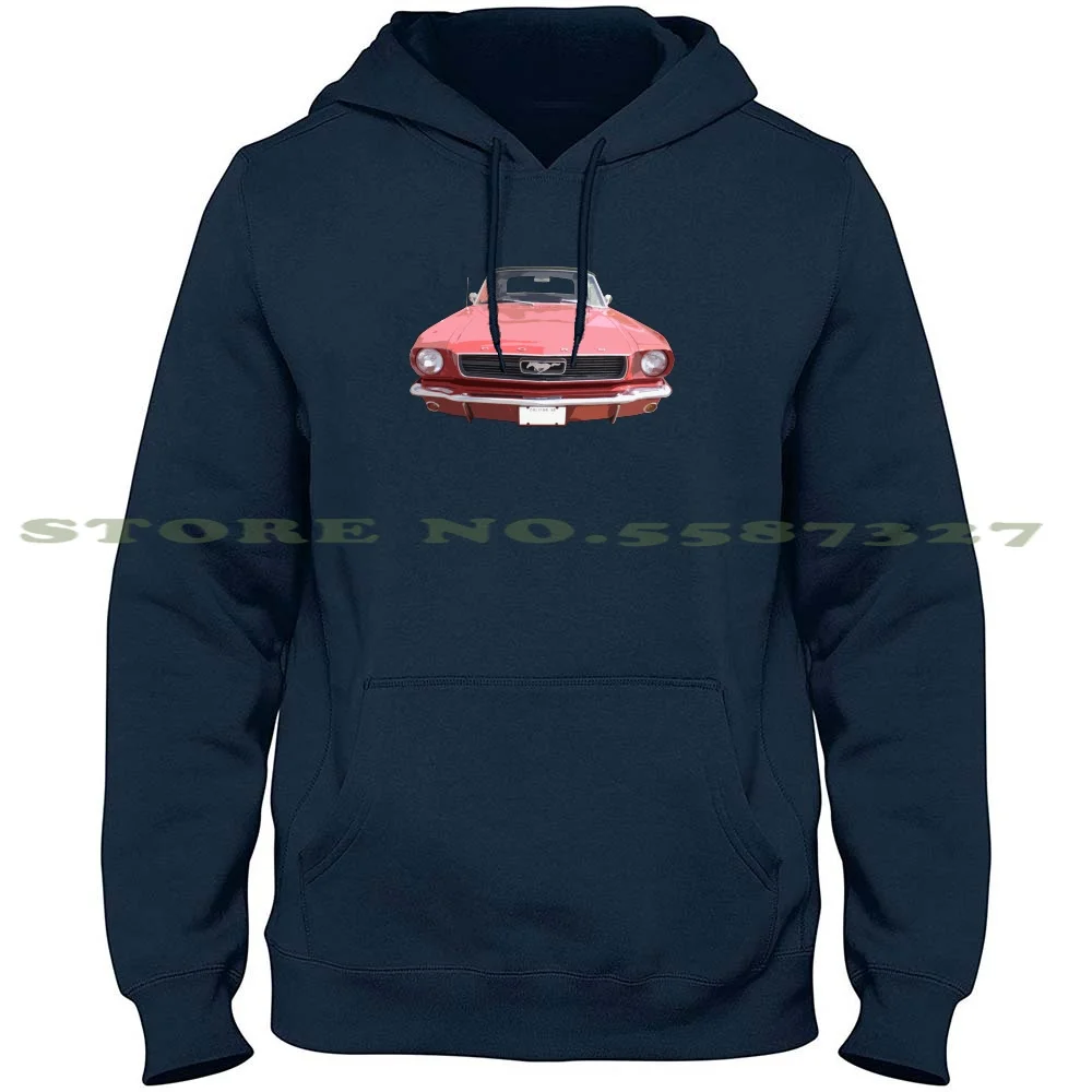 

Red 66 Streetwear Sport Hoodie Sweatshirt 66 1966 Car Muscle Red