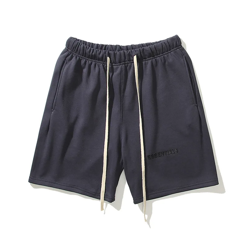 

Anti-Fog Essentials Men's Jogger Sports Shorts Loose Fashion Trend Casual Pants High Quality Cotton Shorts 2021 New