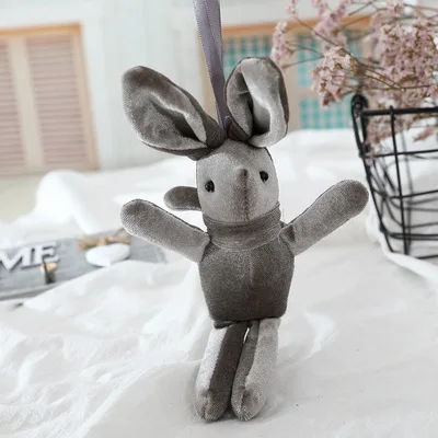 Net red wishing rabbit doll rabbit mochila key plush colgante-3