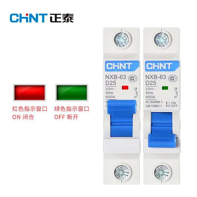 Chnt chint NXB-63 1 p 1a 2a 3a 6a 10a 16a 20a 25a 32a 40a 63a 230 v 220 v 50 hz diminuto disjuntor mcb Ново dz47