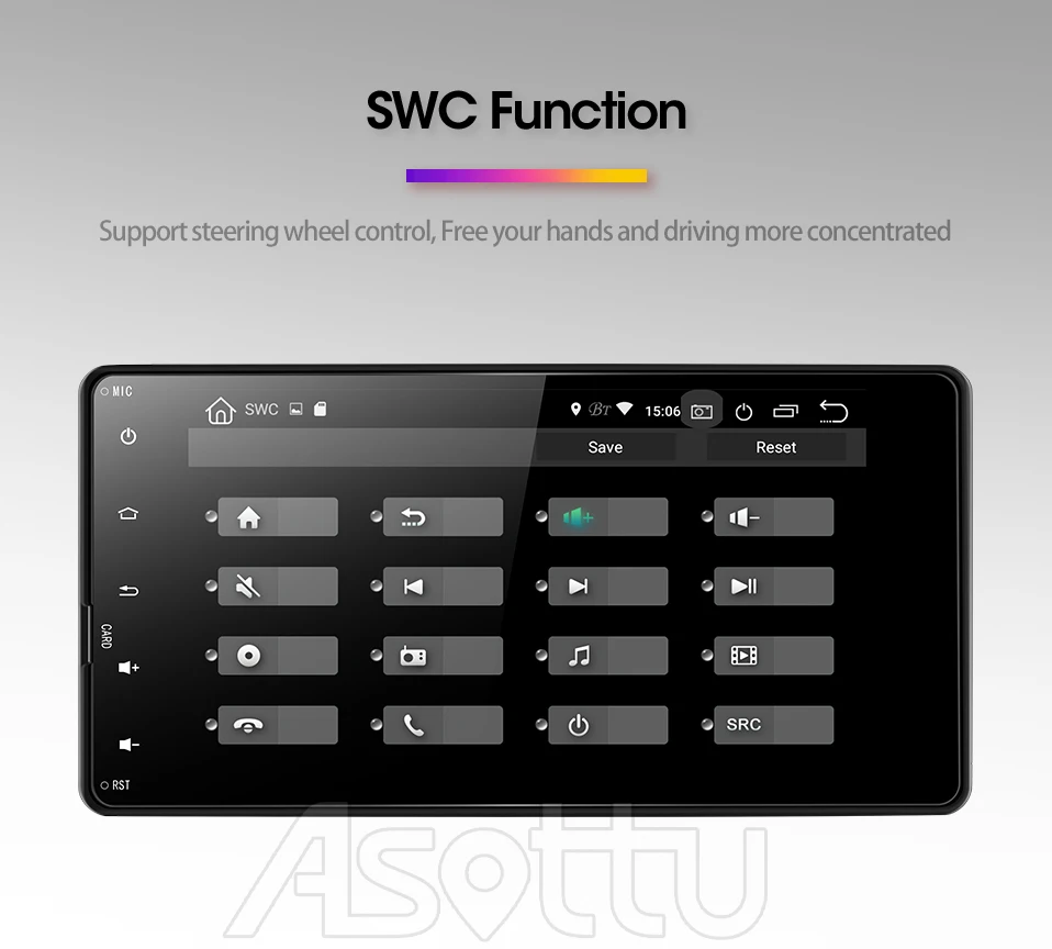 Asottu MI302 Android 9,0 2 г+ 32 г px30 автомобильный dvd Радио Видео gps навигация для Mitsubishi outlander lancer asx 2012 2013