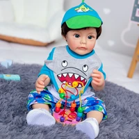 55cm full body silicone reborn boy sue sue reborn toddler dolls hand detailed painting waterproof toy for boys bebe