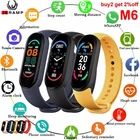 Смарт-часы M6 для мужчин и женщин, Bluetooth, пульсометр, фитнес-трекер, спортивный браслет для Apple, Xiaomi, Android, часы 2021