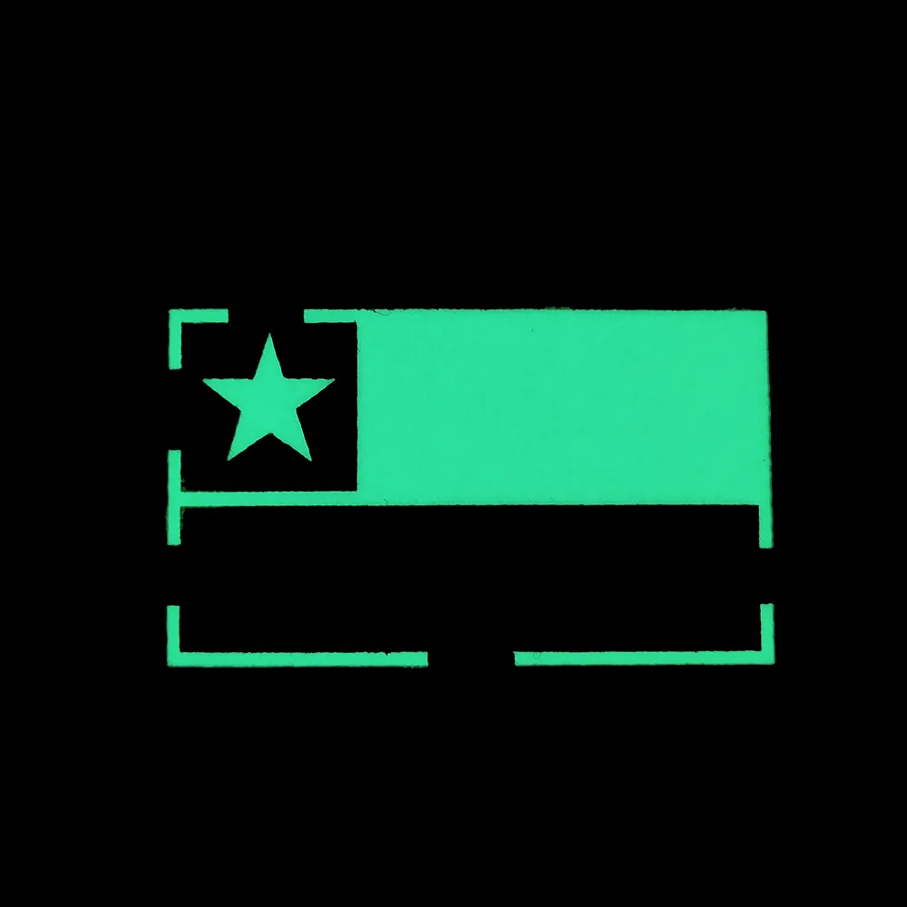 Рюкзак для одежды шляпа стикеры Чили Флаг патч тактический инфракрасного