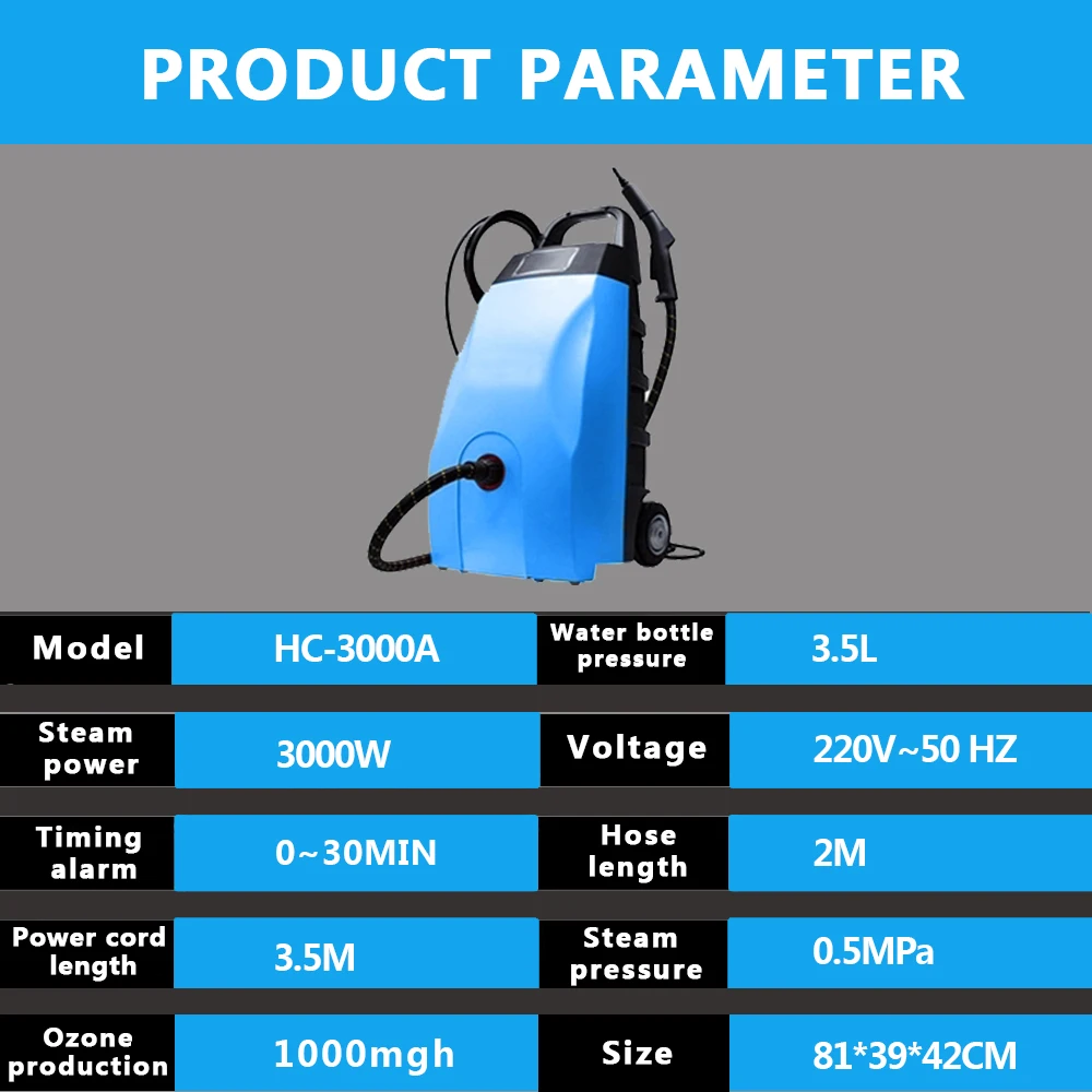 

Handheld Steam Cleaner High Pressure Steam Cleaner Chemical Free With CE For Sterilize Equipment Desks Glass